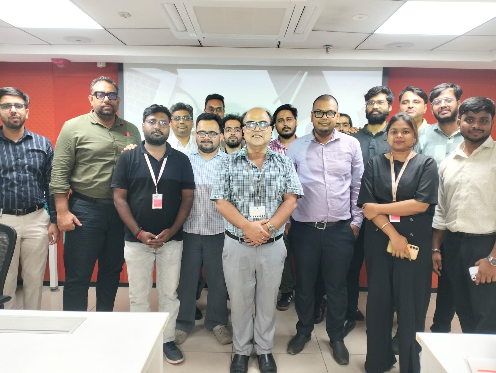 Corporate training session for PwC