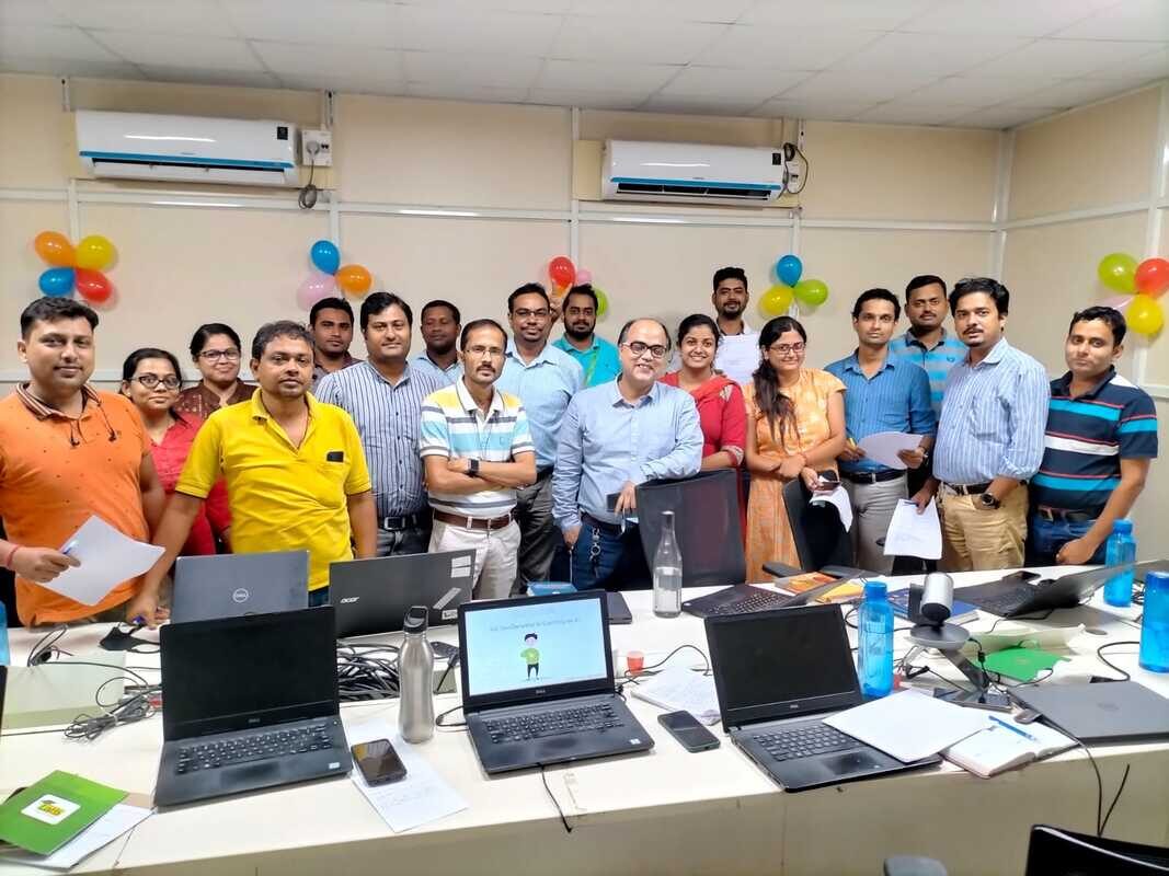 Corporate training session for bigbasket