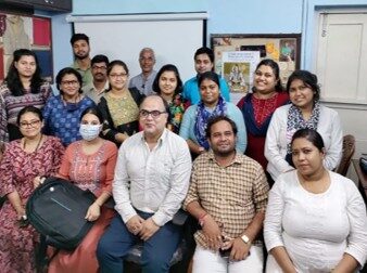 Corporate training session for Fabindia