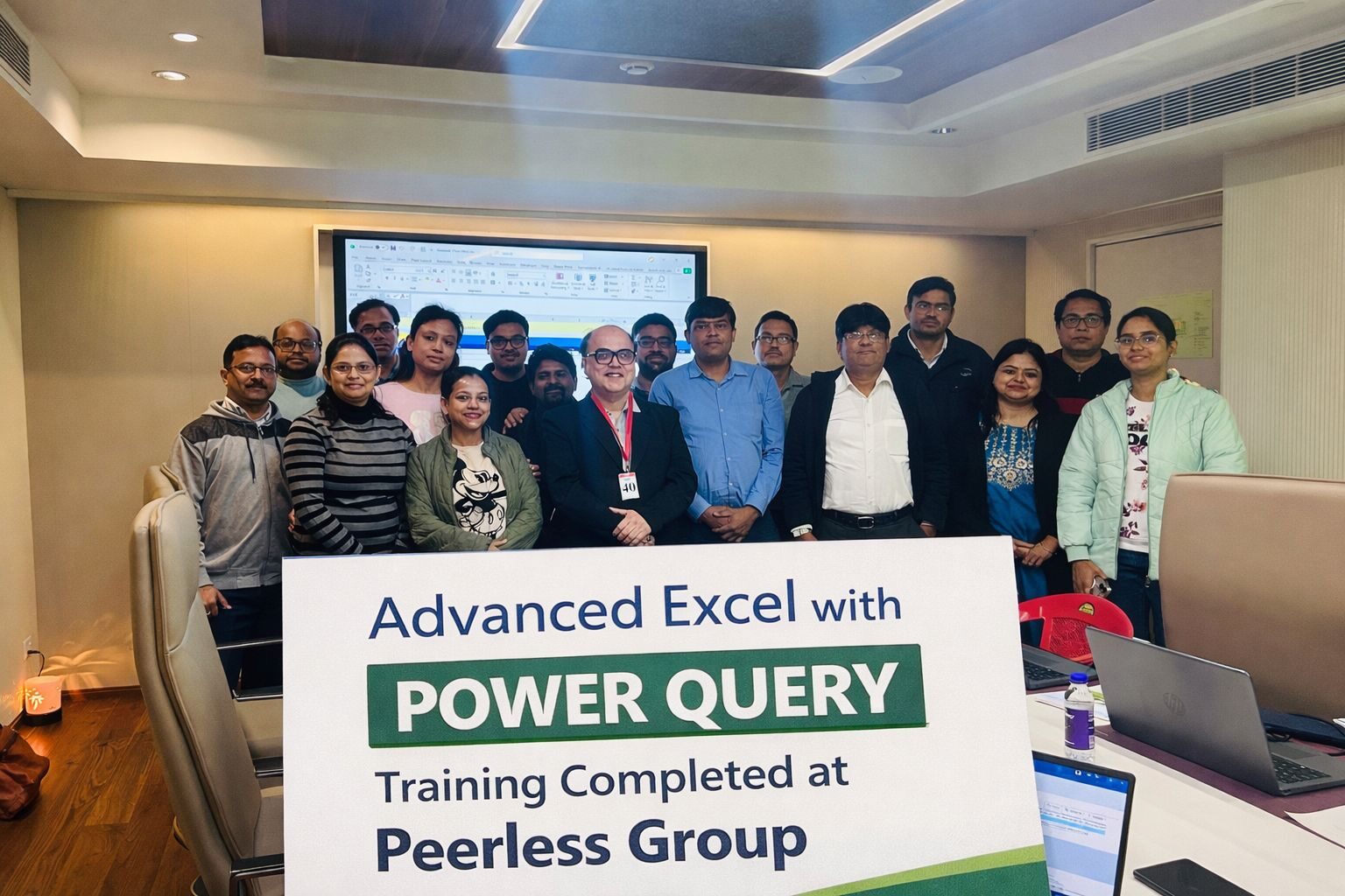 Corporate training session for Peerless Group