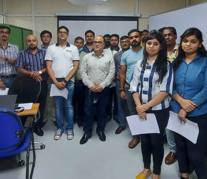 Corporate training session for bigbasket