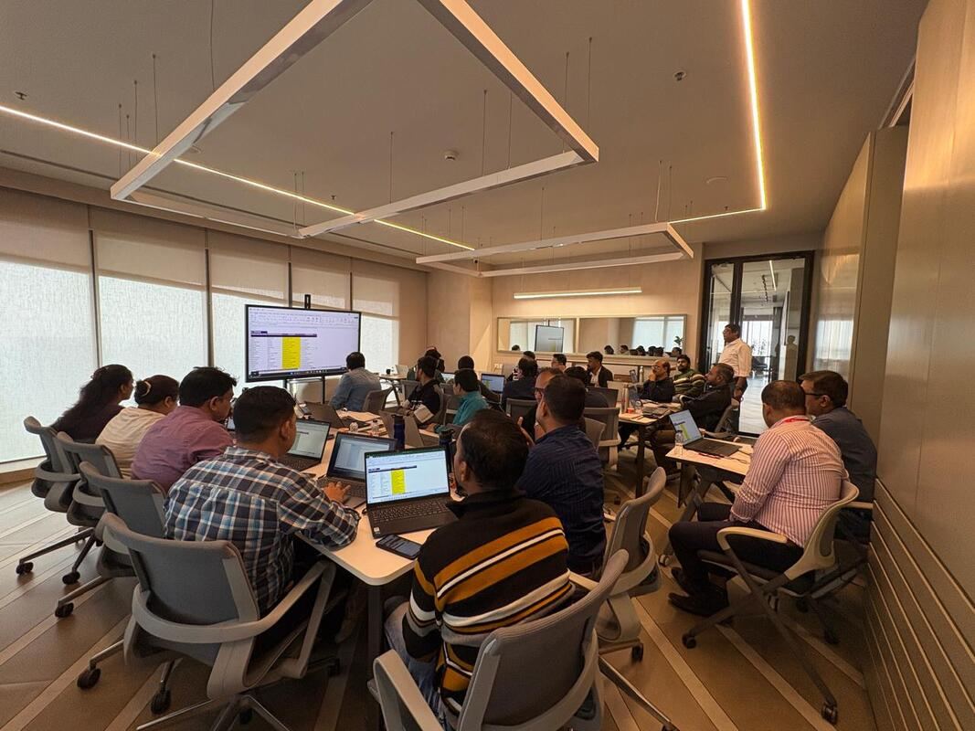 Corporate training session