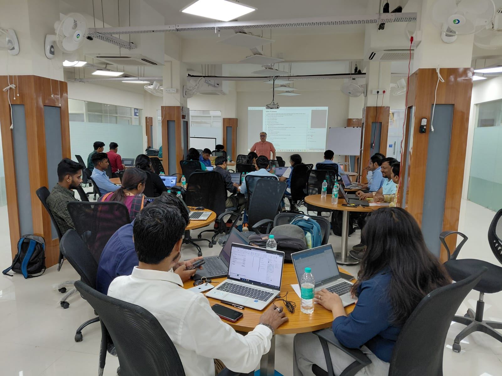 Corporate training session