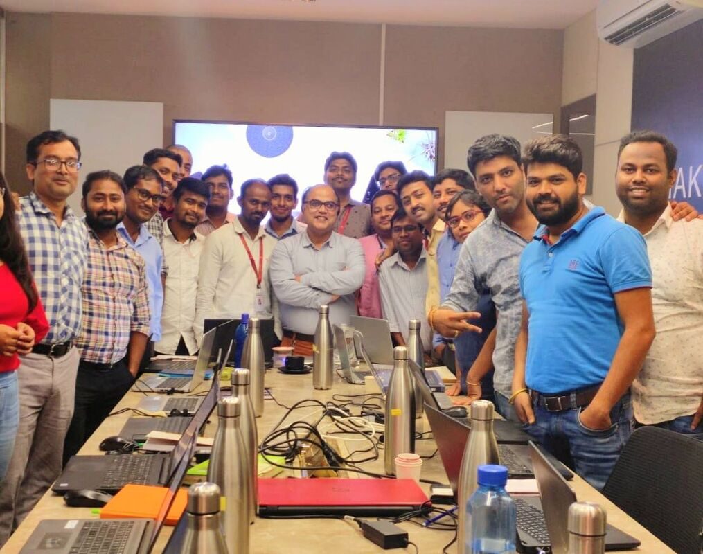 Corporate training session for Vedant Fashions (Manyavar)